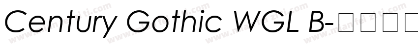 Century Gothic WGL B字体转换